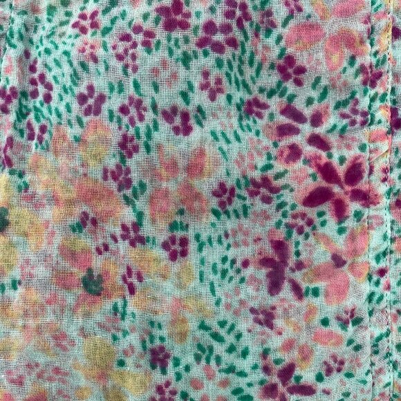 Free People Romper Women Small Shorts Sammi Floral Smocked Boho FP One 83224097 - Picture 4 of 12